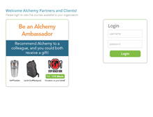 Tablet Screenshot of go.alchemysystems.com